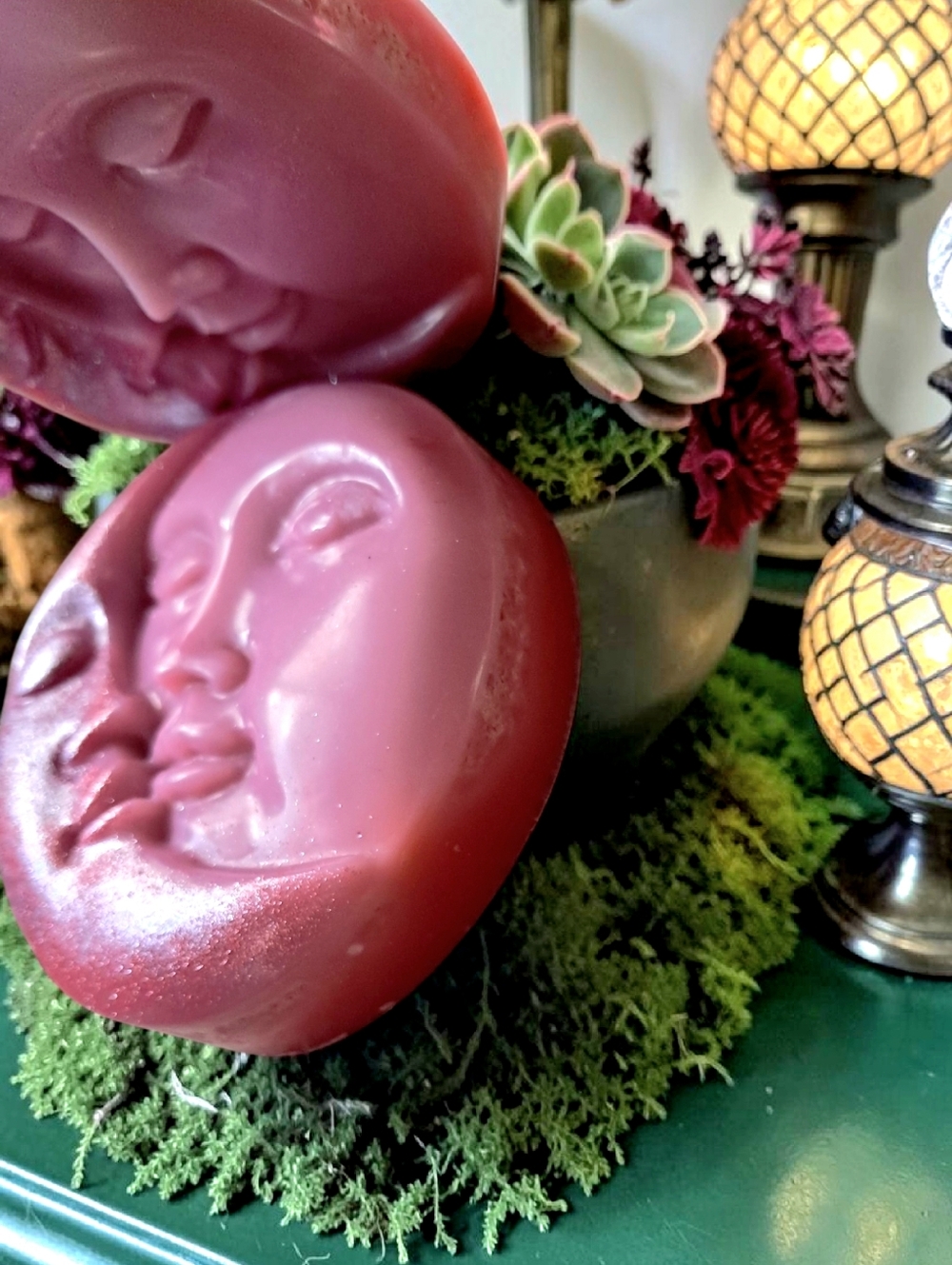 Hand crafted, Wicked Worthy Wax, Salt Scrub Luna and Sol Medallions - Picture 5 of 5